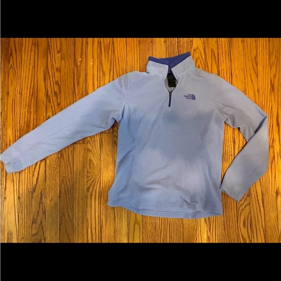 The North Face Glacier 1/4 Zip Fleece Women Small Purple pullover - Picture 1 of 3